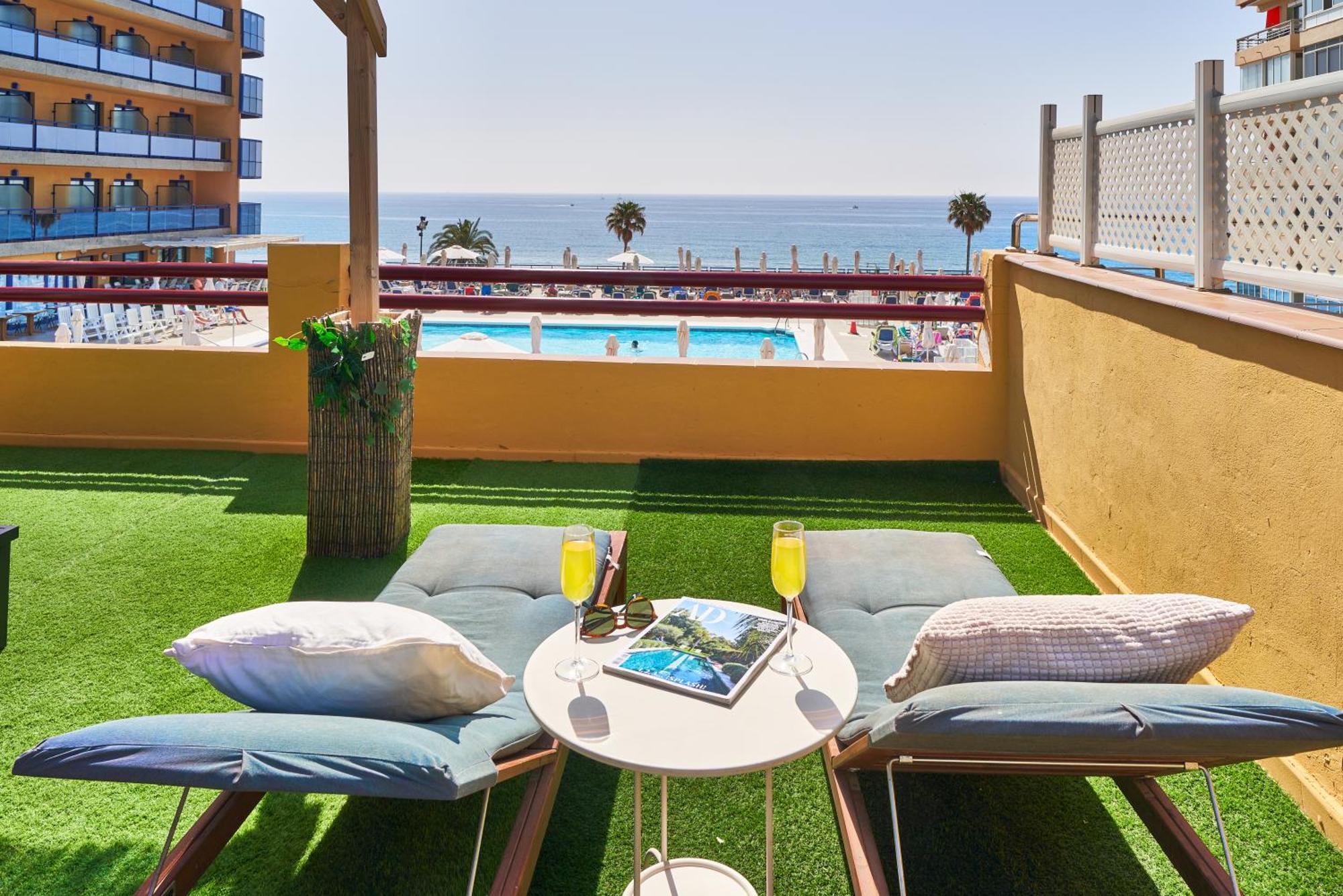 Perfect Beach Location With Roof Terrace Fuengirola Exteriör bild